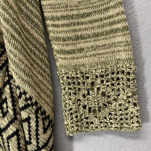 Akira Chicago Sweater Cardigan Womens Large Waterfall Boho Southwestern Soft - Picture 5 of 14